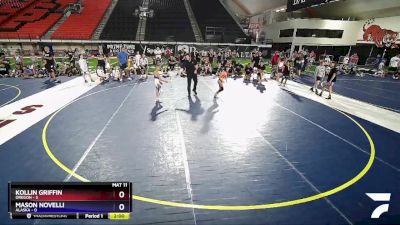 65 lbs Round 1 (8 Team) - Kollin Griffin, Oregon vs Mason Novelli, Alaska