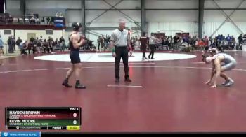 141 lbs Champ. Round 1 - Kevin Moore, University Of Southern Maine vs Hayden Brown, Johnson & Wales University (Rhode Island)