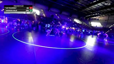 135 lbs Semifinal - Lily Blakesly, Champions Wrestling Club vs Addison Hills, Green Canyon Wrestling Club