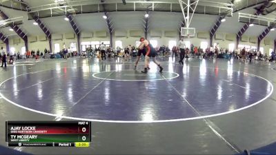 184 lbs Quarterfinal - Ty McGeary, West Liberty vs Ajay Locke, Ohio Northern Univerity