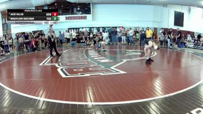 78 lbs Quarterfinal - Ace Ellis, Hanover Hawkeye Youth Wrestlin vs Braylon Decker, Poquoson Athletic Association