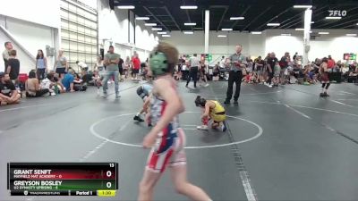 52 lbs Round 2 (6 Team) - Greyson Bosley, U2 Dynasty Uprising vs Grant Senft, Mayfield Mat Academy