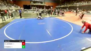 61 lbs Consi Of 8 #2 - Brandt Jacobsen, 307 Wrestling vs Kai Spears, 307 Wrestling