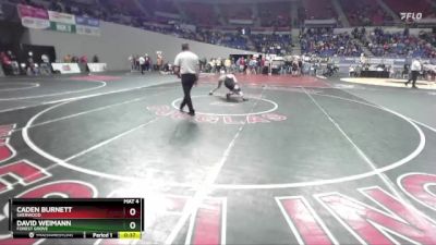 6A-106 lbs Cons. Round 2 - David Weimann, Forest Grove vs Caden Burnett, Sherwood