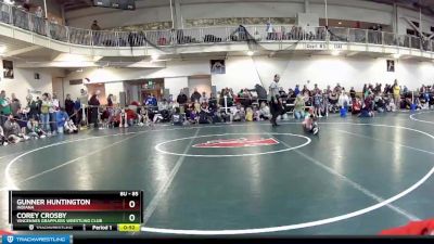 85 lbs Cons. Round 2 - Gunner Huntington, Indiana vs Corey Crosby, Vincennes Grapplers Wrestling Club