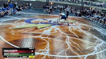 127 lbs Semis & 1st Wrestleback (8 Team) - Brody Bergeron, Saint Michael Albertville vs Noah Schaefer, Zumbrota-Mazeppa