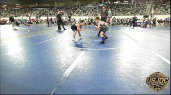 70 lbs Quarterfinal - Travis Vaughn, Lions Wrestling Academy vs Noah Noteboom, Shelton Wrestling Academy