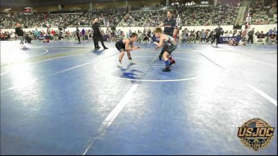 70 lbs Quarterfinal - Travis Vaughn, Lions Wrestling Academy vs Noah Noteboom, Shelton Wrestling Academy