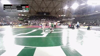 Boys 3A 165 lbs Champ. Round 2 - Hunter Oswold, White River vs Brandon Barnes, Lincoln (Tacoma)