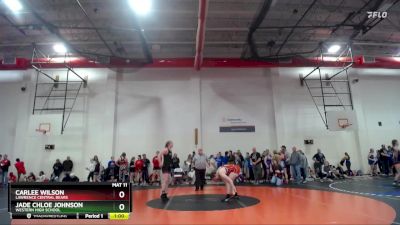 145 lbs Round 3 - Carlee Wilson, Lawrence Central Bears vs Jade Chloe Johnson, Western High School