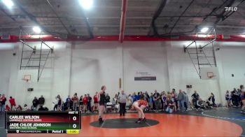 145 lbs Round 3 - Carlee Wilson, Lawrence Central Bears vs Jade Chloe Johnson, Western High School