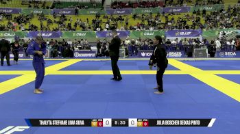 Julia Boscher Seixas Pinto vs Thalyta Stefhane Lima Silva 2025 Brasileiro Jiu-Jitsu IBJJF