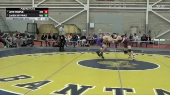 149 lbs Cons. Round 3 - Caleb Seyfried, Williams College vs Luke Temple, Springfield