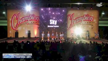 Maryland Twisters - Sky [2025 L1.1 Tiny - PREP Day 1] 2025 Champion Cheer and Dance Grand Nationals