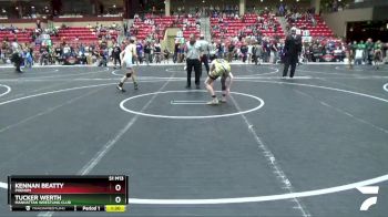 120 lbs Cons. Round 4 - Kennan Beatty, Phenom vs Tucker Werth, Manhattan Wrestling Club