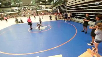 52-57 lbs Round 5 - Eleanor Idzik, P3 Warrior Wrestling Academy vs Penelope Hall, Thunder Wrestling Club