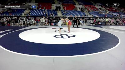 190 lbs Cons. Rd Of 32 - Shauna Anderson, ID vs Mallory Matuga, IL