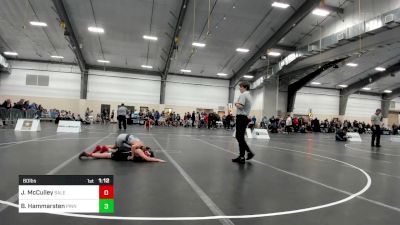 80 lbs Semifinal - Jaxon McCulley, Salem Elite Mat Club vs Ben Hammarsten, Pinnacle Wrestling Club