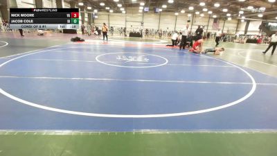 170 lbs Consi Of 8 #1 - Nick Moore, VA vs Jacob Cole, IN