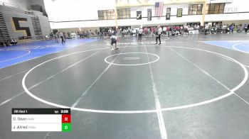 184D lbs Rr Rnd 1 - Doak Dean, Harvard vs Jake Allred, Franklin&Marshall