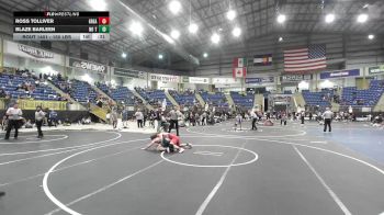 150 lbs Consi Of 8 #2 - Blaze Barleen, No Team vs Ross Tolliver, Great Falls Bison