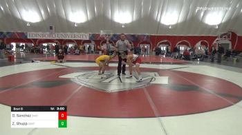 125 lbs Prelims - Oscar Sanchez, Ohio University vs Zach Shupp, Central Michigan