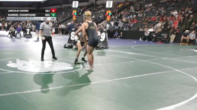 138 lbs Consi Of 32 #2 - Lincoln Chung, Poly/Long Beach (SS) vs Gabriel Champagne, Grace Davis (SJ)