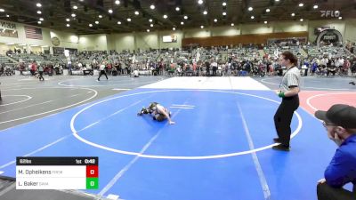 62 lbs Round Of 16 - Makai Opheikens, Fremont Wrestling - Utah vs Liam Baker, Savage House WC