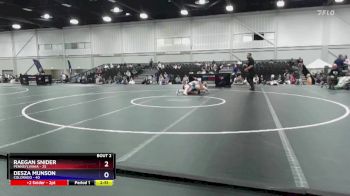 155 lbs Round 1 (6 Team) - Raegan Snider, Pennsylvania vs Desza Munson, Colorado