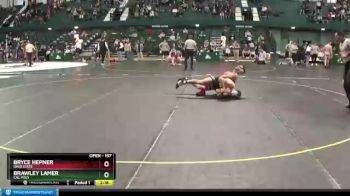 157 lbs Cons. Round 4 - Brawley Lamer, Cal Poly vs Bryce Hepner, Ohio State