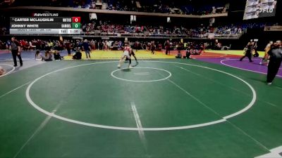 5A 150 lbs Semifinal - Carter McLaughlin, Whitehouse vs Johnny White, Dallas Samuell