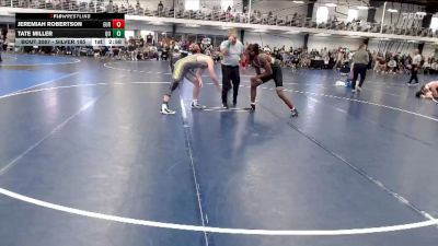 Silver 165 lbs Champ. Round 2 - Tate Miller, Quincy vs Jeremiah Robertson, Eureka