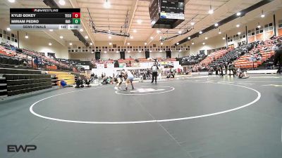 145 lbs Semifinal - Kylei Gokey, Tecumseh HS Girls vs Miriam Pedro, Har-Ber - White