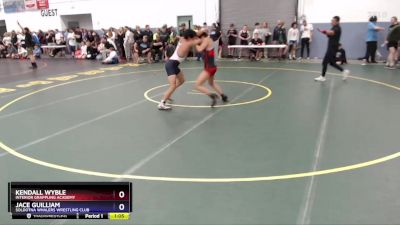 132 lbs Cons. Semi - Kendall Wyble, Interior Grappling Academy vs Jace Guilliam, Soldotna Whalers Wrestling Club