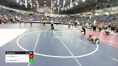 90 lbs Round Of 16 - Joseph Duran, Ortega Middle School vs Eloy Martinez, Heaton