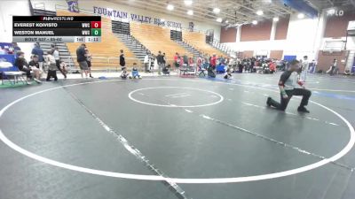 55-60 lbs Round 2 - Everest Koivisto, Wrightwood Wrestling Club vs Weston Manuel, Wrightwood Wrestling Club