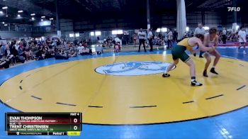 150 lbs Placement Matches (8 Team) - Trent Christensen, GREAT BRIDGE WRESTLING CLUB vs Evan Thompson, NORTH CAROLINA WRESTLING FACTORY - BLUE