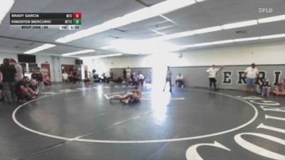 84 lbs 1st Place Match - Kingston Mercurio, World Team Training Center vs Brady Garcia, Mantanona Training Center