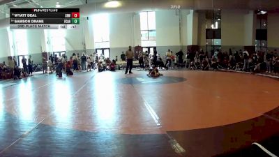 53 lbs 3rd Place Match - Wyatt Deal, Williamsburg Wrestling Club vs Samson Drane, Great Neck Wrestling Club