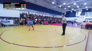 125 lbs Champ. Round 1 - Jayleen Garrett, Nordhoff vs Marisa Cannon, Redondo Union