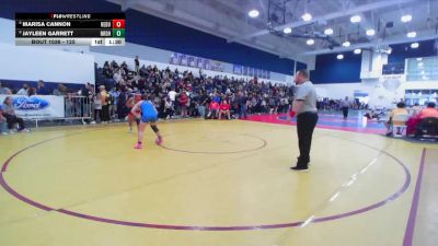 125 lbs Champ. Round 1 - Jayleen Garrett, Nordhoff vs Marisa Cannon, Redondo Union