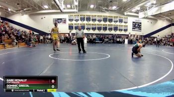 144 lbs Cons. Round 5 - Gabe McNally, Clay (Oregon) vs Dominic Grecol, Strongsville