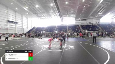 109 lbs Rr Rnd 3 - Bella Reyes, Scottsmen WC vs Sakura Andrade, Dominate Club Wrestling