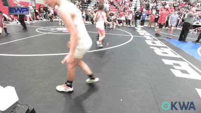 92 lbs Quarterfinal - Avriella Pretty Bear, Harrah vs Treyce Chandler, Salina Wrestling Club