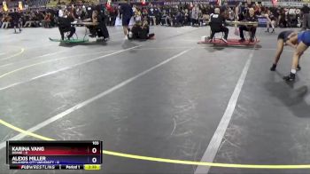 103 lbs Quarters & 1st Wb (16 Team) - Alexis Miller, Oklahoma City University vs Karina Vang, Doane