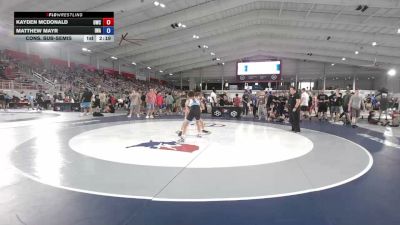 132 lbs Cons. Sub-semis - Kayden Mcdonald, Olympia Wrestling Club vs Matthew Mayr, Impact Wrestling Academy