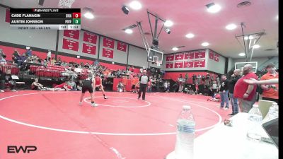 98 lbs Quarterfinal - Cade Flanagin, Skiatook HS vs Austin Johnson, Poteau