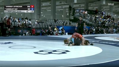 55 kg Quarters - Everest Leydecker, Nyac vs Annesley Day, Dragon Wrestling Club