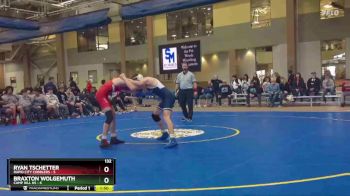 132 lbs Ryan Tschetter, Rapid City Cobblers vs Braxton Wolgemuth, Camp Hill Hs