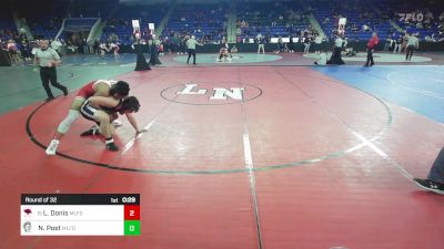 190 lbs Round Of 32 - Luke Donis, Milford vs Nate Post, Milford NH